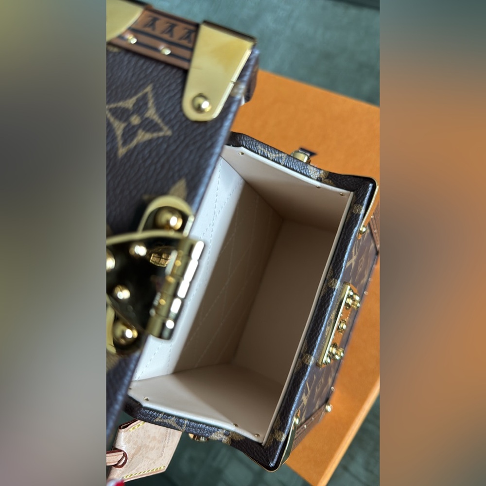 Louis Vuitton Monogram Trunk with Gold Accents - Picture 7 of 7